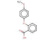 O-(p-<span class='lighter'>甲</span><span class='lighter'>氧基</span><span class='lighter'>苯</span><span class='lighter'>氧基</span>)苯甲酸