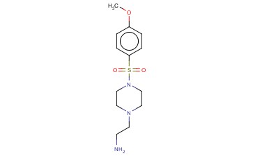 2-[4-(4-METHOXY-BENZENESULFONYL)-PIPERAZIN-1-YL]-ETHYLAMINE