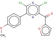 (3,5-DICHLORO-6-(4-METHOXYPHENYL)PYRAZIN-2-YL)(FURAN-2-YL)METHANONE