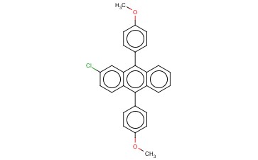 9,10-双(4-甲氧基苯基)-2-<span class='lighter'>氯</span><span class='lighter'>蒽</span>