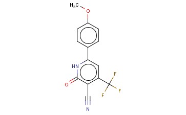 3-CYANO-4-TRIFLUOROMETHYL-6-(4'-METHOXYPHENYL)-PYRIDINE-2-ONE