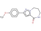 5,6,7,8-TETRAHYDRO-2-(4-METHOXYPHENYL)PYRAZOLO[1,5-A][1,4]DIAZEPIN-4-ONE