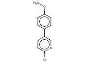 PYRAZINE, 2-CHLORO-5-(4-METHOXYPHENYL)-