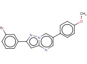 2-(3-<span class='lighter'>溴</span>苯基)-6-(4-甲氧苯基)<span class='lighter'>吡唑</span>并[1,5-a]嘧啶