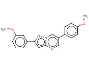 2-(3-<span class='lighter'>甲</span><span class='lighter'>氧</span><span class='lighter'>苯基</span>)-6-(4-<span class='lighter'>甲</span><span class='lighter'>氧</span><span class='lighter'>苯基</span>)吡唑并[1,5-a]嘧啶