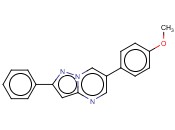 6-(4-<span class='lighter'>甲</span><span class='lighter'>氧</span><span class='lighter'>苯基</span>)-2-<span class='lighter'>苯基</span>-吡唑并[1,5-a]嘧啶