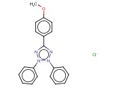 2,3-二<span class='lighter'>苯基</span>-5-(4-<span class='lighter'>甲</span><span class='lighter'>氧</span><span class='lighter'>苯基</span>)氯化四氮唑