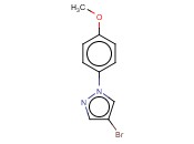 4-<span class='lighter'>溴</span>-1-(4-甲氧基苯基)<span class='lighter'>吡唑</span>