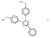 2,3-双(4-<span class='lighter'>甲</span><span class='lighter'>氧</span><span class='lighter'>苯基</span>)-5-<span class='lighter'>苯基</span>氯化四氮唑