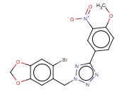 2-[(6-BROMO-2H-1,3-BENZODIOXOL-5-YL)METHYL]-5-(4-METHOXY-3-NITROPHENYL)-2H-1,2,3,4-TETRAZOLE