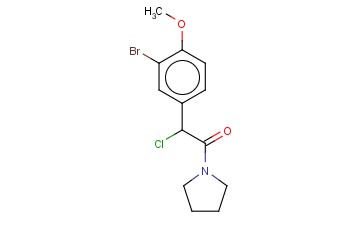 2-(3-BROMO-4-METHOXYPHENYL)-2-CHLORO-1-(PYRROLIDIN-1-YL)ETHAN-1-ONE