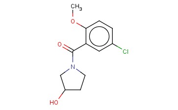 1-[(5-CHLORO-2-METHOXYPHENYL)CARBONYL]PYRROLIDIN-3-OL