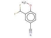 3-(DIFLUOROMETHYL)-<span class='lighter'>4-METHOXYBENZONITRILE</span>