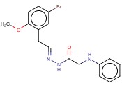 2-ANILINO-N'-((5-BROMO-2-METHOXYBENZYL)METHYLENE))ACETOHYDRAZIDE