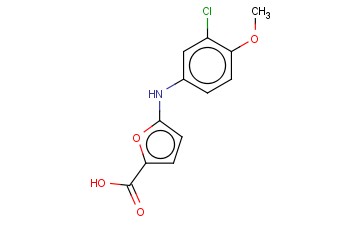 5-[(3-CHLORO-4-METHOXYPHENYL)AMINO]FURAN-2-CARBOXYLIC ACID