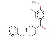 (4-BENZYLPIPERAZIN-1-YL)(3-FLUORO-4-METHOXYPHENYL)METHANONE