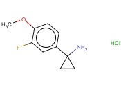 1-(3-FLUORO-4-METHOXYPHENYL)CYCLOPROPANAMINE HYDROCHLORIDE