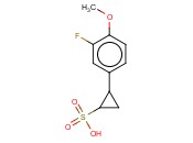 2-(3-FLUORO-4-METHOXYPHENYL)CYCLOPROPANE-1-SULFONIC ACID