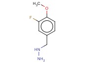 肼,[(3-氟-4-<span class='lighter'>甲</span><span class='lighter'>氧</span><span class='lighter'>苯基</span>)甲基]-