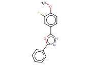 2-(3-FLUORO-4-METHOXY-PHENYL)-5-PHENYL-[1,3,4]OXADIAZOLE