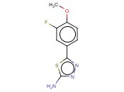 5-(3-FLUORO-4-METHOXY-PHENYL)-1,3,4-THIADIAZOL-2-AMINE