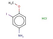 3-<span class='lighter'>碘</span>-4-甲氧基<span class='lighter'>苯胺</span>盐酸