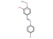 (E)-5-(((4-BROMOPHENYL)IMINO)METHYL)-2-METHOXYPHENOL