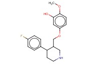 4-(4-氟苯基)-3-(4-<span class='lighter'>甲</span><span class='lighter'>氧基</span>-3-羟基<span class='lighter'>苯</span><span class='lighter'>氧基</span>甲基)哌啶