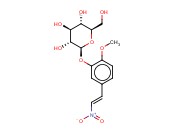 [2-METHOXY-4-(2-NITROVINYL)PHENYL] BETA-D-GLUCOPYRANOSIDE