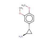 CYCLOPROPANAMINE, 2-(3,4-DIMETHOXYPHENYL)-, TRANS-