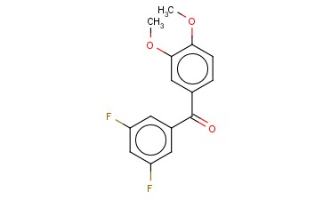 3,5-DIFLUORO-3',4'-DIMETHOXYBENZOPHENONE