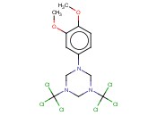 2-(3,4-二<span class='lighter'>甲</span><span class='lighter'>氧</span><span class='lighter'>苯基</span>)-4,6-二(三氯甲基)-1,3,5-三嗪