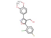 5-(2-CHLORO-4-FLUOROPHENYL)-3-(3,4-DIMETHOXYPHENYL)-4-ISOXAZOLEMETHANOL