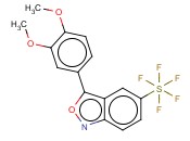 3-(3,4-DIMETHOXYPHENYL)-5-(PENTAFLUOROSULFANYL)BENZO[C]ISOXAZOLE