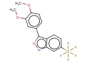 3-(3,4-DIMETHOXYPHENYL)-6-(PENTAFLUOROSULFANYL)BENZO[C]ISOXAZOLE