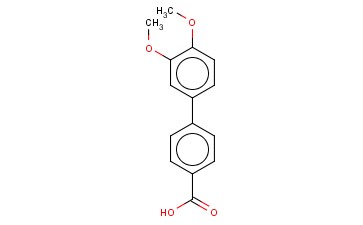 3',4'-DIMETHOXY-4-<span class='lighter'>BIPHENYLCARBOXYLIC</span> ACID