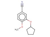 3-(CYCLOPENTYLOXY)-<span class='lighter'>4-METHOXYBENZONITRILE</span>