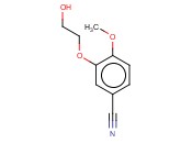 3-(2-HYDROXYETHOXY)-<span class='lighter'>4-METHOXYBENZONITRILE</span>
