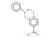 3-<span class='lighter'>苯</span><span class='lighter'>甲</span><span class='lighter'>氧基</span>-4-<span class='lighter'>甲</span><span class='lighter'>氧基</span>苯甲酸