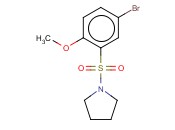 1-(5-<span class='lighter'>溴</span>-2-<span class='lighter'>甲</span>氧基苯基<span class='lighter'>磺</span><span class='lighter'>酰</span>)吡咯啉