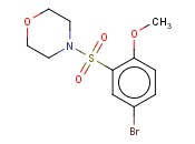 4-(5-<span class='lighter'>溴</span>-2-<span class='lighter'>甲</span>氧基苯基<span class='lighter'>磺</span><span class='lighter'>酰</span>)吗啉