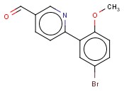 6-(5-<span class='lighter'>BROMO</span>-2-METHOXYPHENYL)<span class='lighter'>PYRIDINE</span>-3-CARBOXALDEHYDE