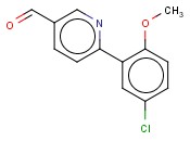 6-(5-<span class='lighter'>CHLORO-2-METHOXY</span>-PHENYL)-PYRIDINE-3-CARBALDEHYDE