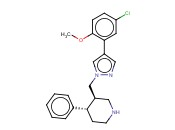 (3R,4S)-3-((4-(5-CHLORO-2-METHOXYPHENYL)-1H-PYRAZOL-1-YL)METHYL)-<span class='lighter'>4-PHENYLPIPERIDINE</span>