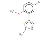 5-(5-BROMO-2-METHOXY-PHENYL)-1,3,4-THIADIAZOL-2-AMINE