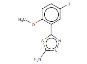 5-(5-IODO-2-METHOXY-PHENYL)-1,3,4-THIADIAZOL-2-AMINE