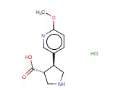 (+/-)-TRANS-4-(6-METHOXY-3-PYRIDINYL)-PYRROLIDINE-3-CARBOXYLIC ACID HYDROCHLORIDE