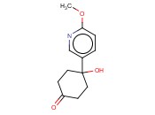4-羟基-4-(6-甲氧基<span class='lighter'>吡啶</span>-3-<span class='lighter'>基</span>)环己酮