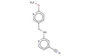 2-([(6-METHOXYPYRIDIN-3-YL)METHYL]AMINO)PYRIDINE-4-CARBONITRILE