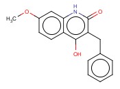 <span class='lighter'>3-BENZYL-4-HYDROXY-7-METHOXY-1H-QUINOLIN-2-ONE</span>